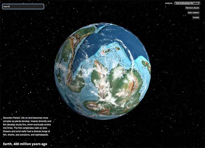 Con Este Interactivo 3d Puedes Recorrer 750 Millones De Años De Historia De La Tierra 3100