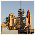 Endeavour/STS-134: en la plataforma de lanzamiento