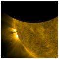 Eclipse parcial de Sol visto por el Solar Dynamics Observatory