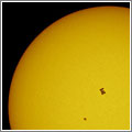 Daniel Caxete captura la ISS frente al Sol… Tres veces en 18 días