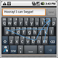 Swype acelera la entrada de texto en teléfonos táctiles –aunque sigue ganando el dictado por voz