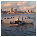 Un Airbus-320 cae al río Hudson de Nueva York